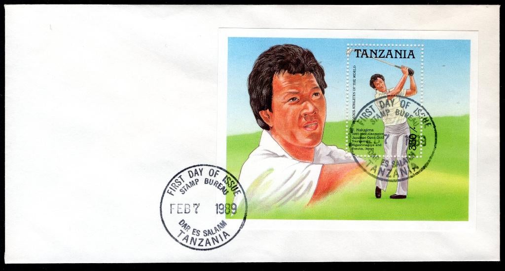 TANZANIE Mi BL91 FDC 1989, Timbres & Monnaies, Timbres | Afrique, Enlèvement ou Envoi, Tanzanie, Affranchi