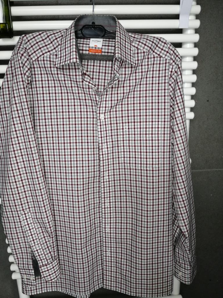 hemd olymp luxor heren maat 39  15.5" modern fit, Kleding | Heren, Ophalen of Verzenden, Zo goed als nieuw