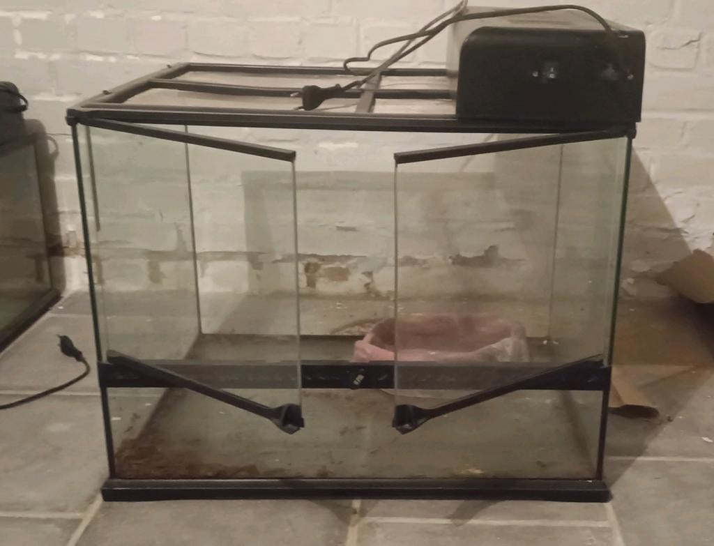 Exo Terra Pro Terrarium 60x45x60cm, Dieren en Toebehoren, Ophalen