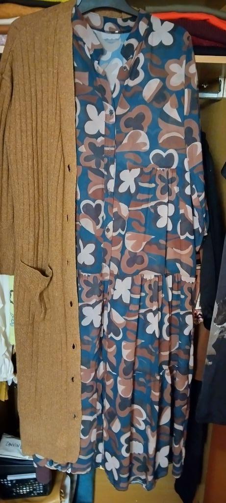 NIEUW MAXI KLEED/ A- mode / mt 40/42, Kleding | Dames, Maat 38/40 (M), Overige kleuren, Verzenden, Nieuw
