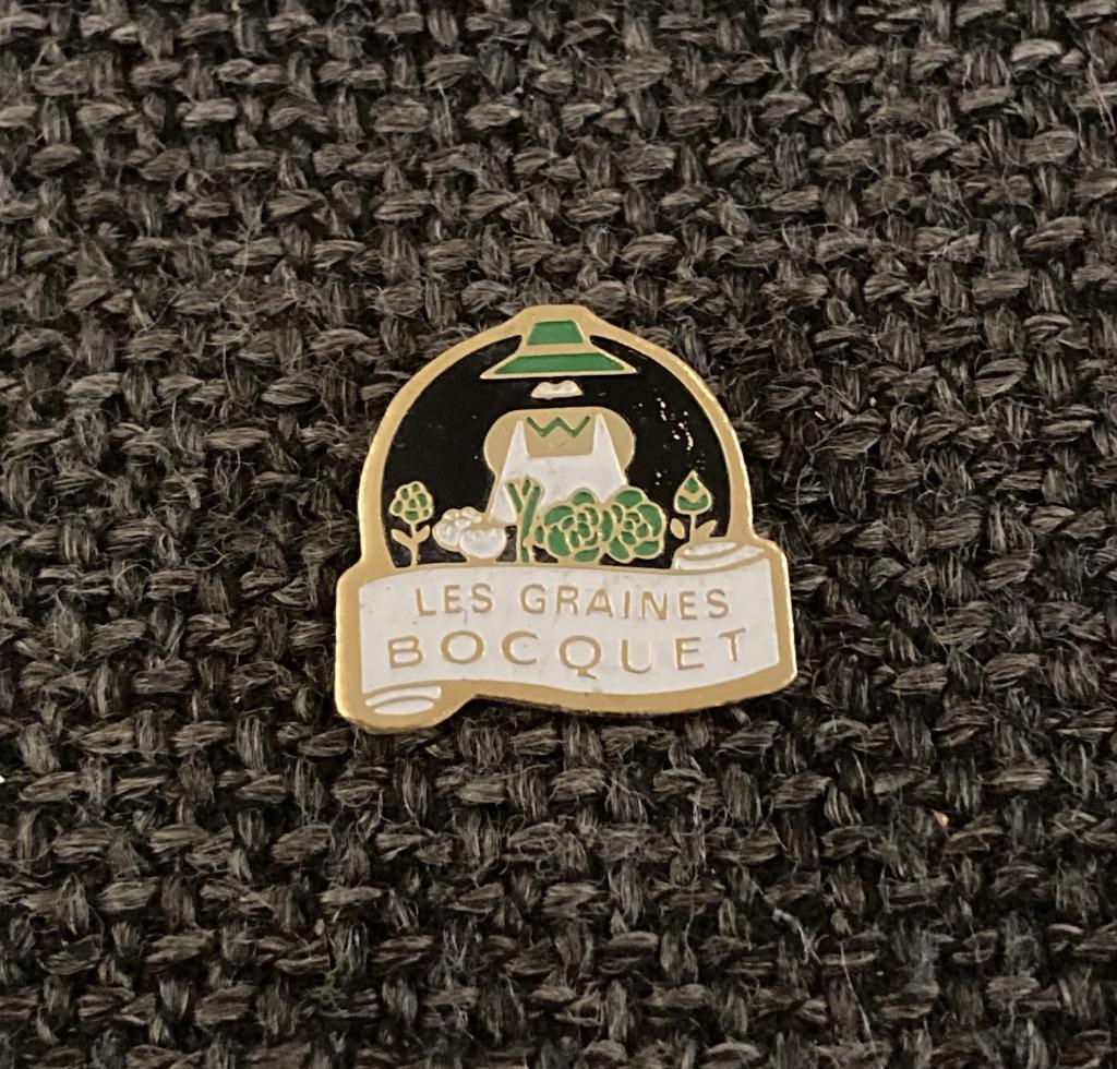 PIN - LES GRAINES BOCQUET - LEGUMES - JARDIN, Envoi, Utilisé, Marque, Insigne ou Pin's