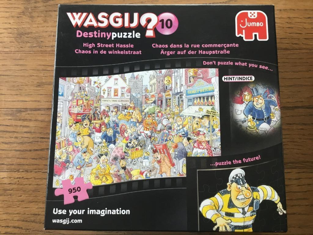 Puzzel Jumbo 950 stukjes Wasgij destiny 10, Enlèvement ou Envoi, 500 à 1500 pièces, Utilisé, Puzzle