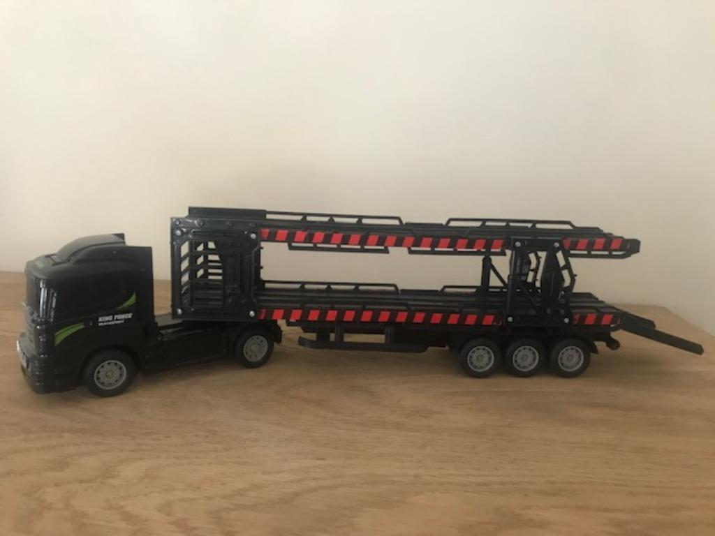 Autotransport truck + trailor - 50x7cm (zn5310), Ophalen of Verzenden, Zo goed als nieuw