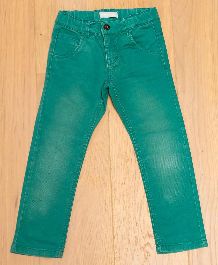 Donkergroene broek Name It, maat 5 jaar, Broek, Gebruikt, Name it, Ophalen of Verzenden