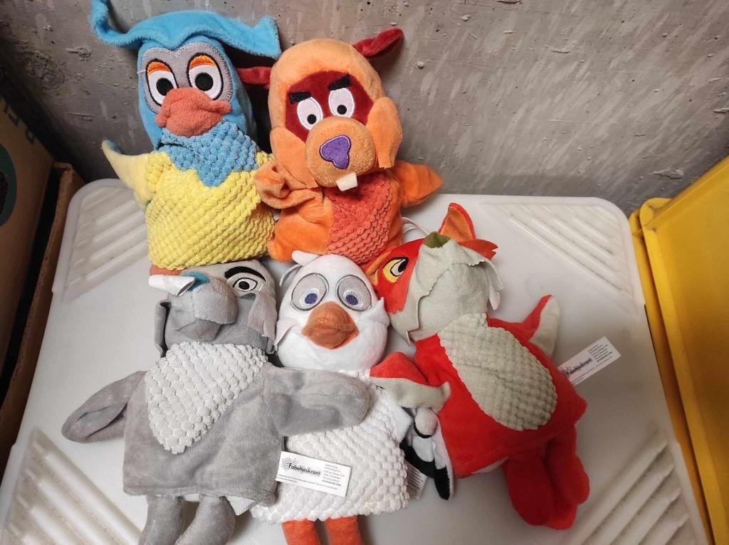 handpoppen Fabeltjeskrant, Ophalen of Verzenden, Zo goed als nieuw, Overige typen