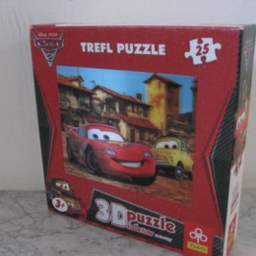 ✅ Lot de 2 Puzzles Cars, Ophalen, Zo goed als nieuw