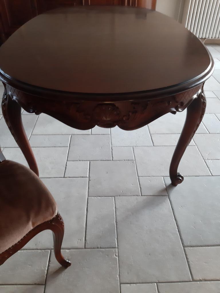 Table Kerselaren + 6 chaises, Antiquités & Art, Enlèvement