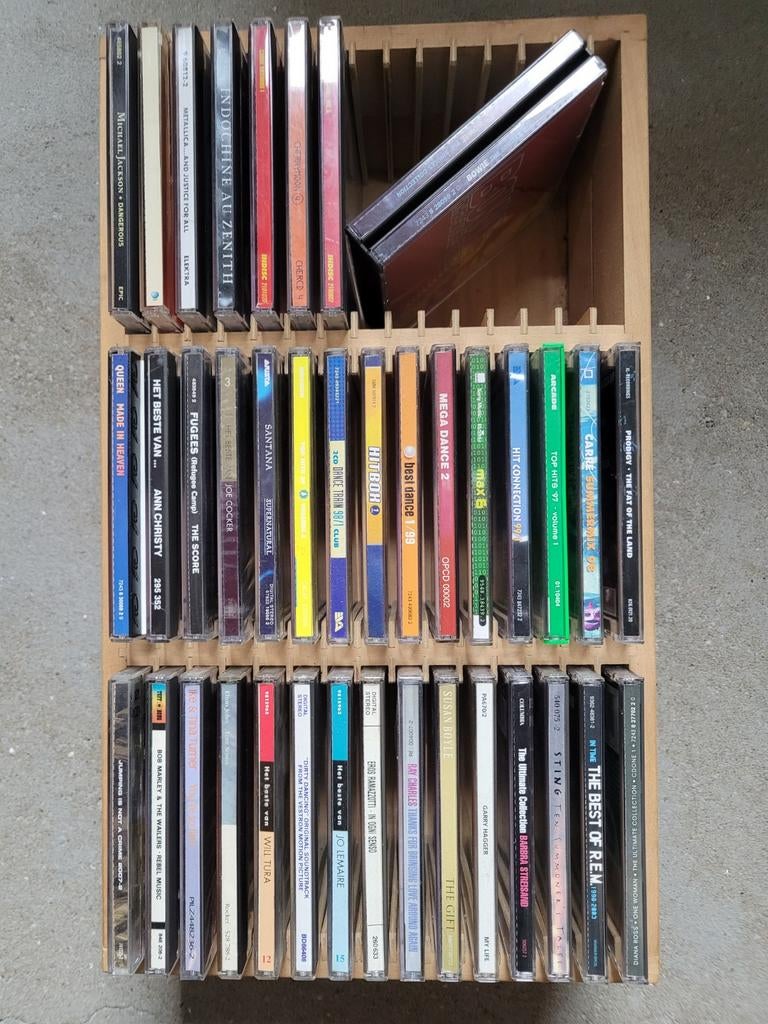 Groot lot cd's (ongeveer 980 stuks), Cd's en Dvd's, Ophalen, Gebruikt