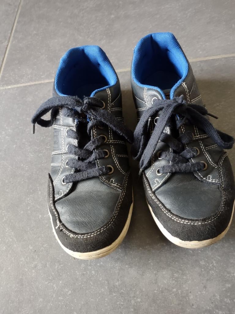 donkerblauwe schoenen - maat 35, Ophalen, Gebruikt, Schoenen, Jongen