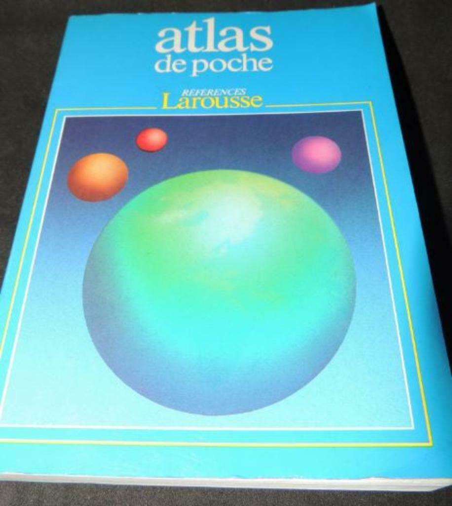 Livre Atlas de poche Larousse, Enlèvement ou Envoi, Comme neuf, Carte géographique, Monde