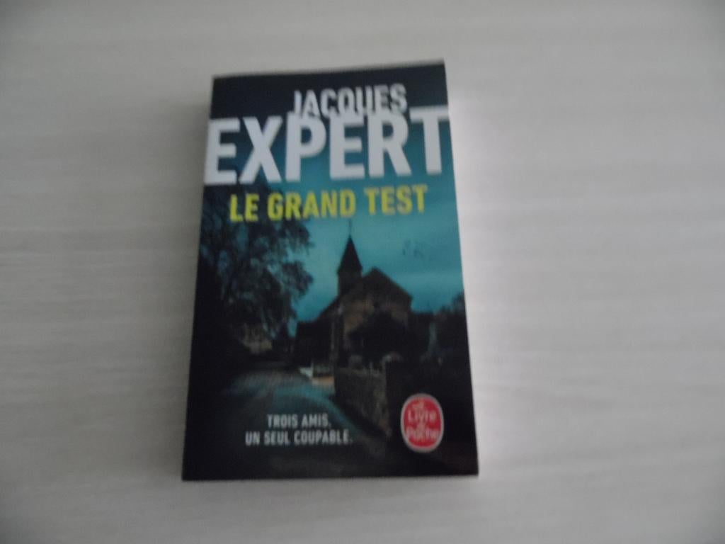 LE GRAND TEST      JACQUES EXPERT, Livres, Policiers, Comme neuf, Enlèvement ou Envoi