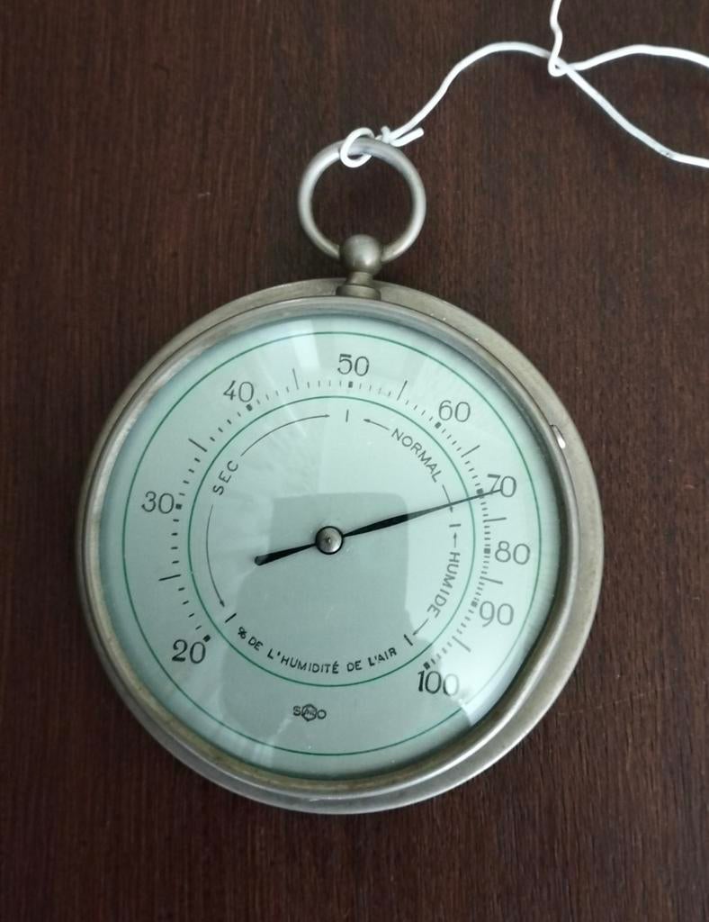 Hygromètre 8cm diamètre, Ophalen, Zo goed als nieuw