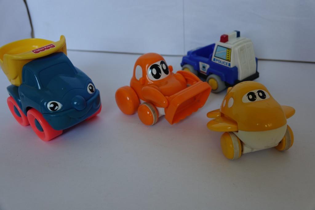 Fisher price en dickie toys speelgoedvoertuigen, Ophalen of Verzenden, Gebruikt