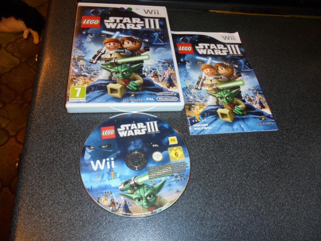 WII Lego Star Wars III (orig-compleet), Games en Spelcomputers, Games | Nintendo Wii, 2 spelers, Ophalen of Verzenden, Gebruikt