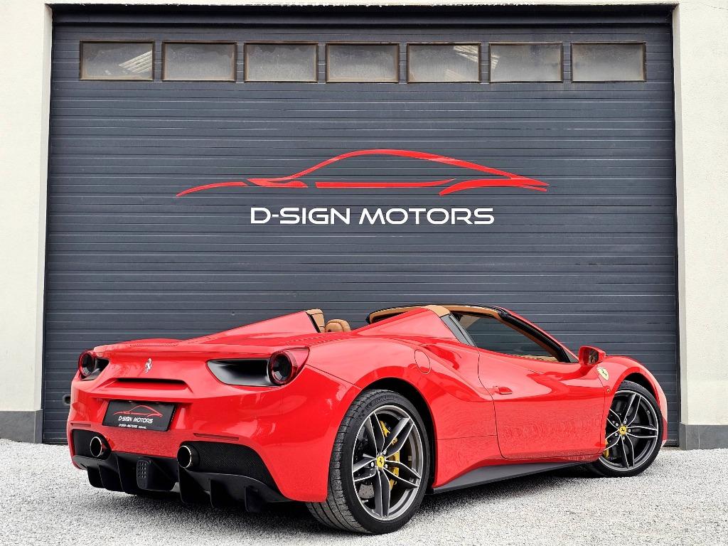 FERRARI 488 SPIDER 3.9 TURBO V8 F1 670pk 2018 17608km 1OWNE, Auto's, Ferrari, Automaat, Achterwielaandrijving, Cabriolet, https://public.car-pass.be/vhr/b3c3dbff-60e2-4d7a-9a74-3b87d7016e3f
