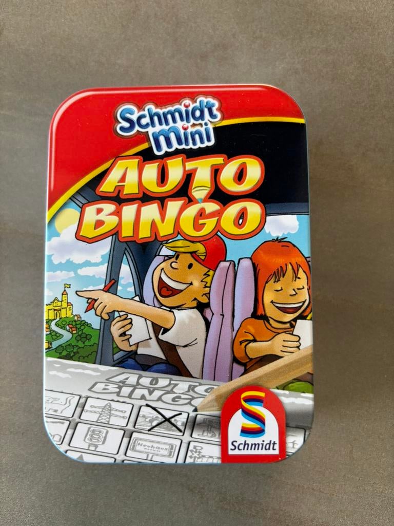 Spel voor onderweg: auto bingo, Een of twee spelers, Ophalen of Verzenden, Zo goed als nieuw, Schmidt