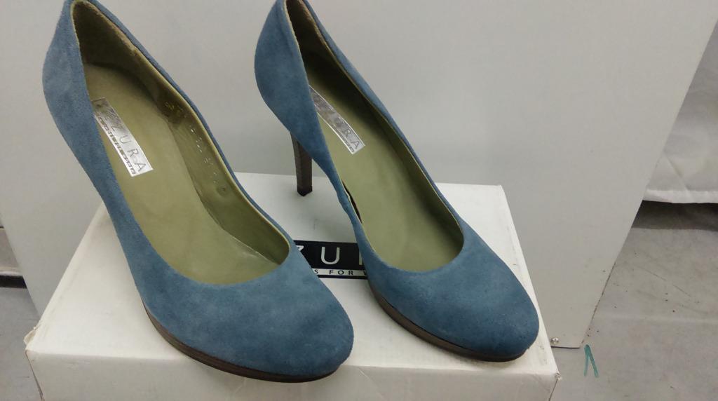 651* MEZURA mooie leren pumps (maat 41), Kleding | Dames, Schoenen, Pumps, Nieuw, Verzenden, Blauw