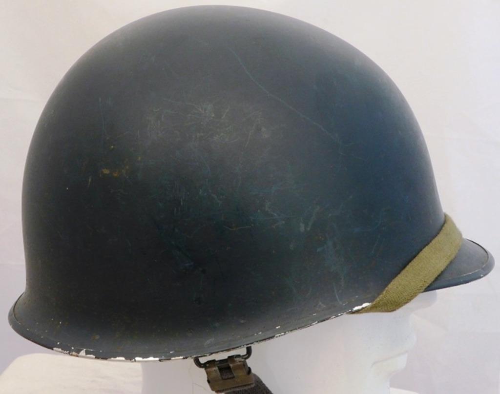 Helm M53 Politie / Mobiele Eenheid, met binnenhelm, 1979.(2), Verzamelen, Ophalen of Verzenden, Rijkswacht, Helm of Baret