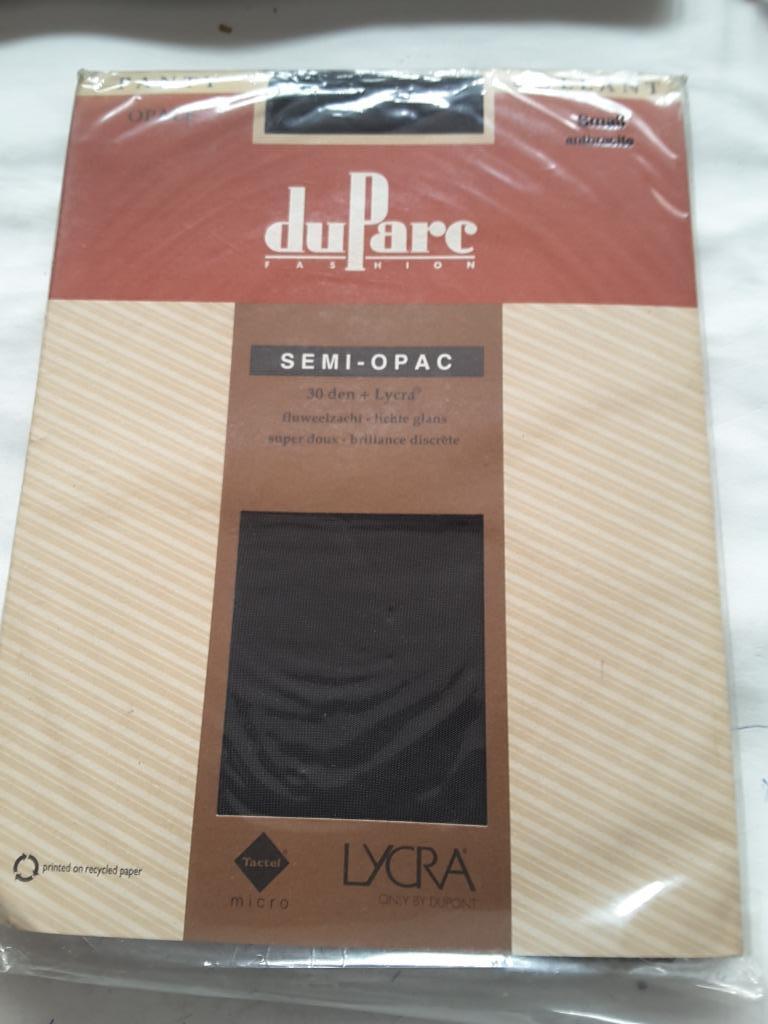 panty panty duParc semi-opac 30 den Lycra Small Antraciet, DuParc, Nieuw, Ophalen of Verzenden, Grijs