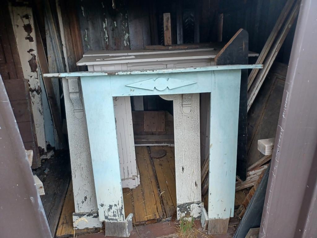 oude houten schouwmantels, Enlèvement, Utilisé