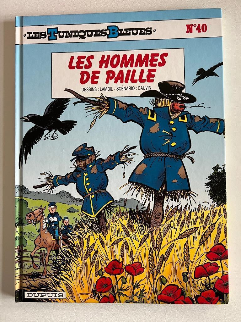 BD Les Tuniques Bleues Les hommes de paille, Enlèvement ou Envoi, Une BD, Lambil/Cauvin, Utilisé