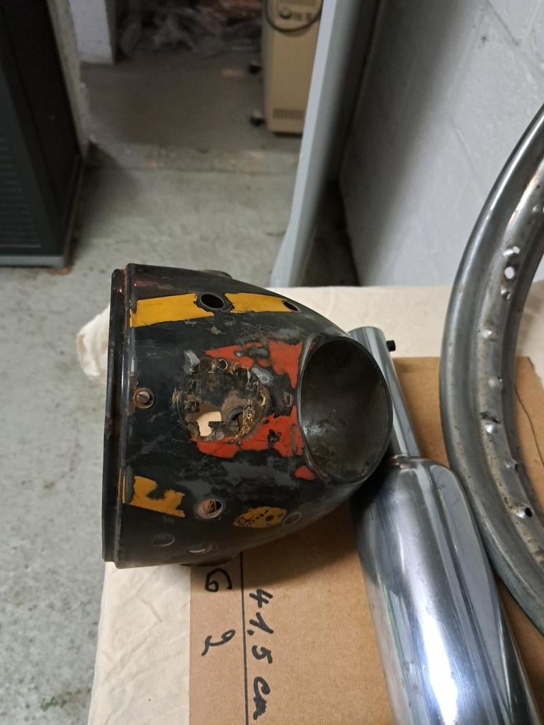 Phare lampe moto DKW, Motoren, Ophalen of Verzenden