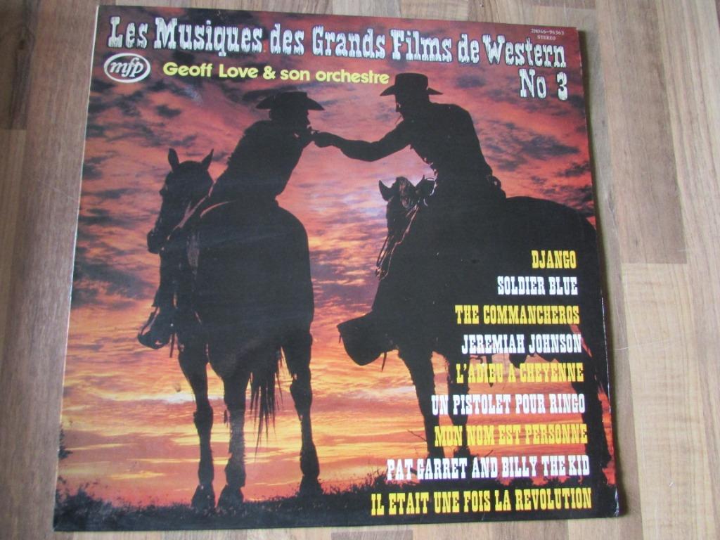 Les Musiques des Grands Film de Western, Verzenden, Gebruikt, 12 inch