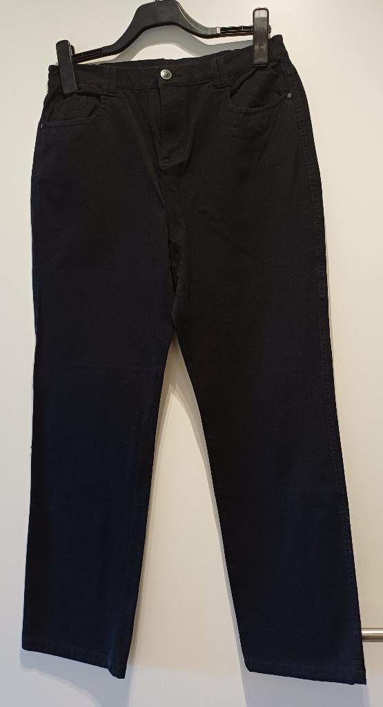 zwarte broek kingfield, Kleding | Dames, Verzenden, Zwart, Maat 42/44 (L), Zo goed als nieuw