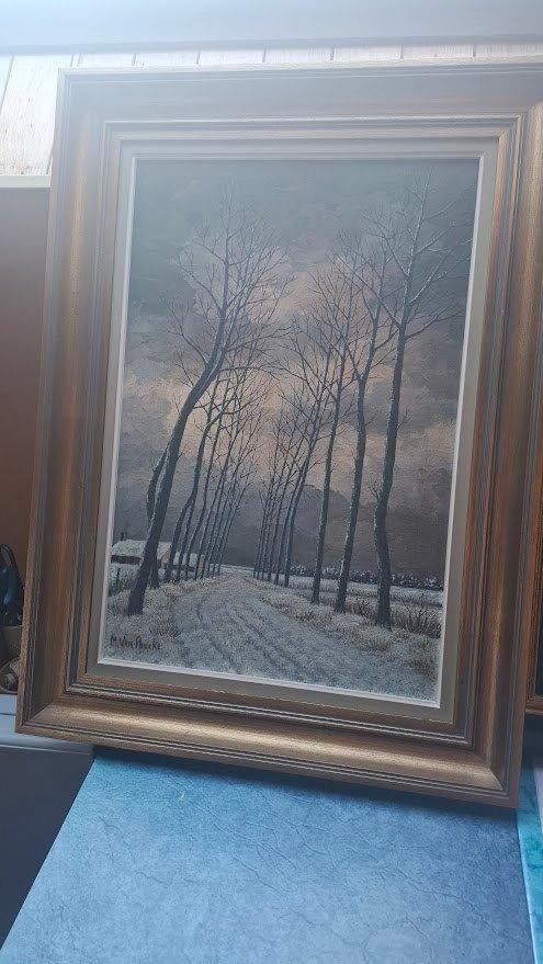 schilderij dreef, Antiek en Kunst, Ophalen