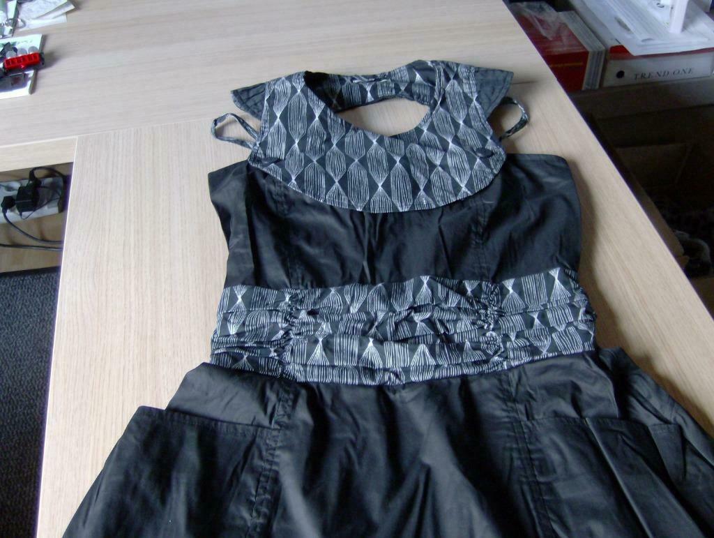 jurk zwart skunkfunk - maat 2 = m - nieuw, Kleding | Dames, Maat 38/40 (M), Skunkfunk, Zwart, Nieuw