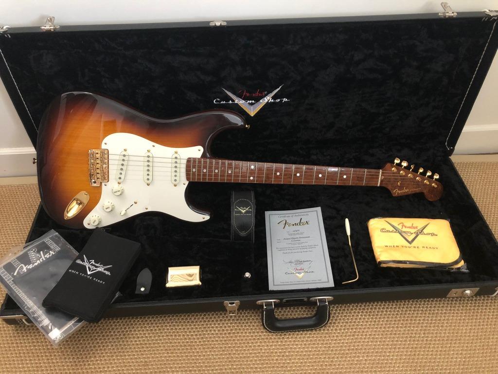 Fender Okoume Stratocaster Customshop, Ophalen, Zo goed als nieuw, Solid body, Fender