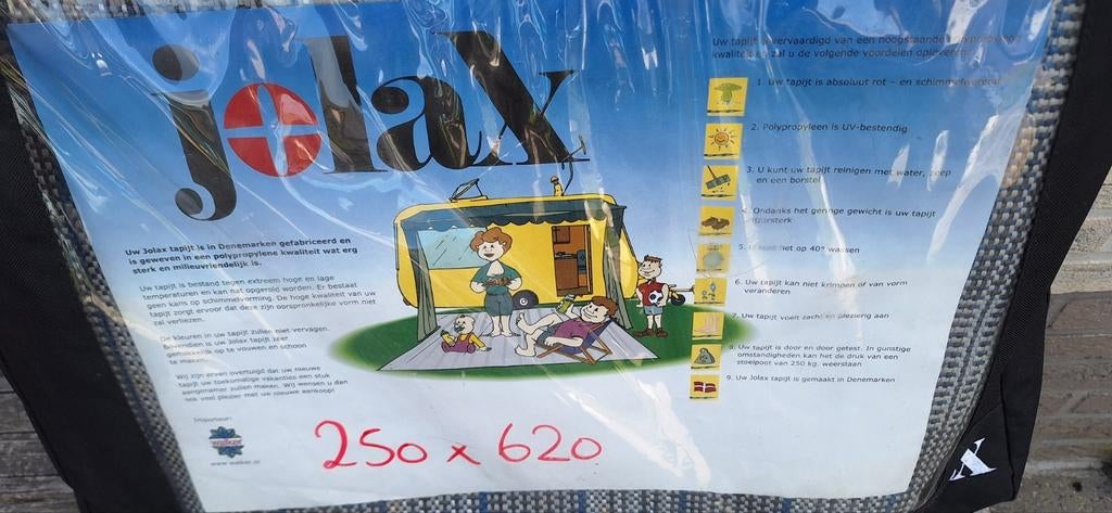 Buitentmat voor tent/camper/stacaravan, Ophalen, Gebruikt