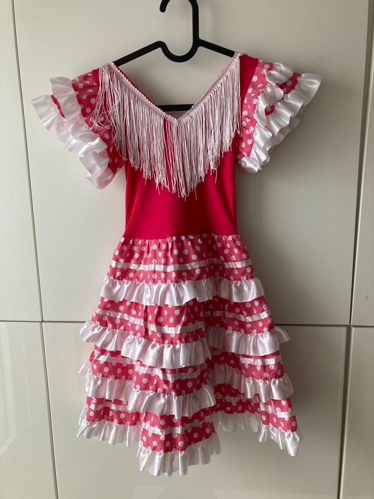 Spaans kleedje - kind lengte 68 cm, Ophalen of Verzenden, Gebruikt, Meisje