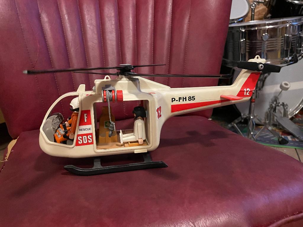 Playmobil helikopter, Ophalen, Gebruikt, Los Playmobil