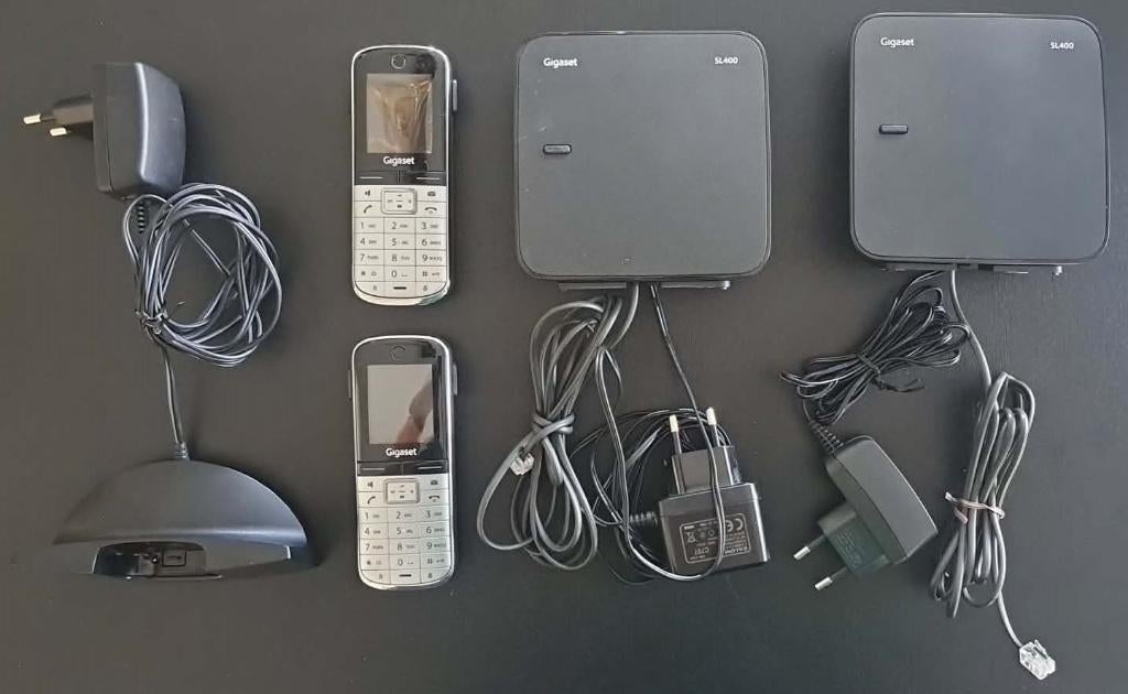 Siemens GigaSet SL400, Ophalen of Verzenden, Gebruikt, 2 handsets, Stralingsarm