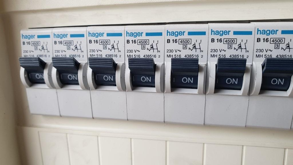 Zekeringen Meterkast Stroomkabels Gebruikt, Ophalen, Gebruikt, Overige typen
