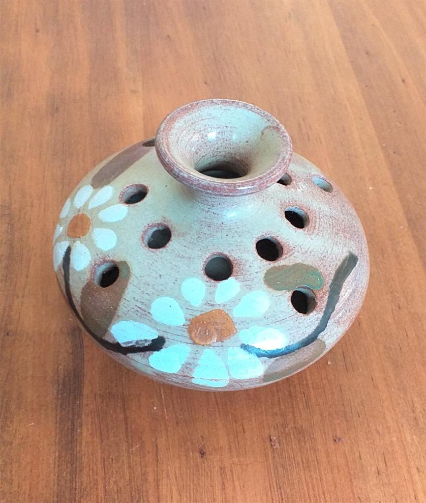 Vase pique-fleurs en céramique de Vallauris 1970, Ophalen of Verzenden