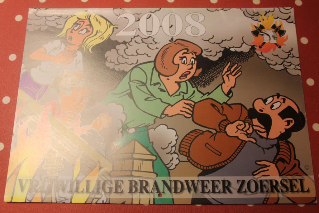 Kiekeboe Agenda 2008       brandweer, Divers, Agendas, Enlèvement ou Envoi, Comme neuf