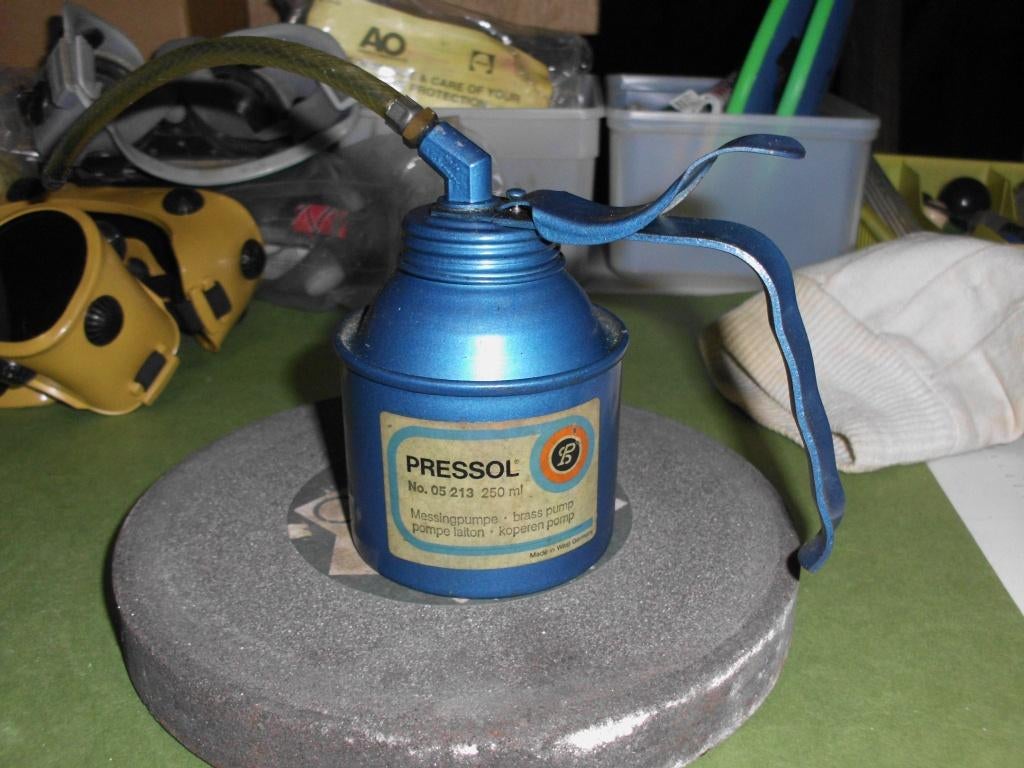 koperen olie pompje PRESSOL-250ml, Motoren, Ophalen