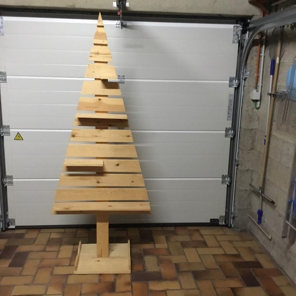 Sapin de Noel en bois (1M95), Enlèvement, Comme neuf