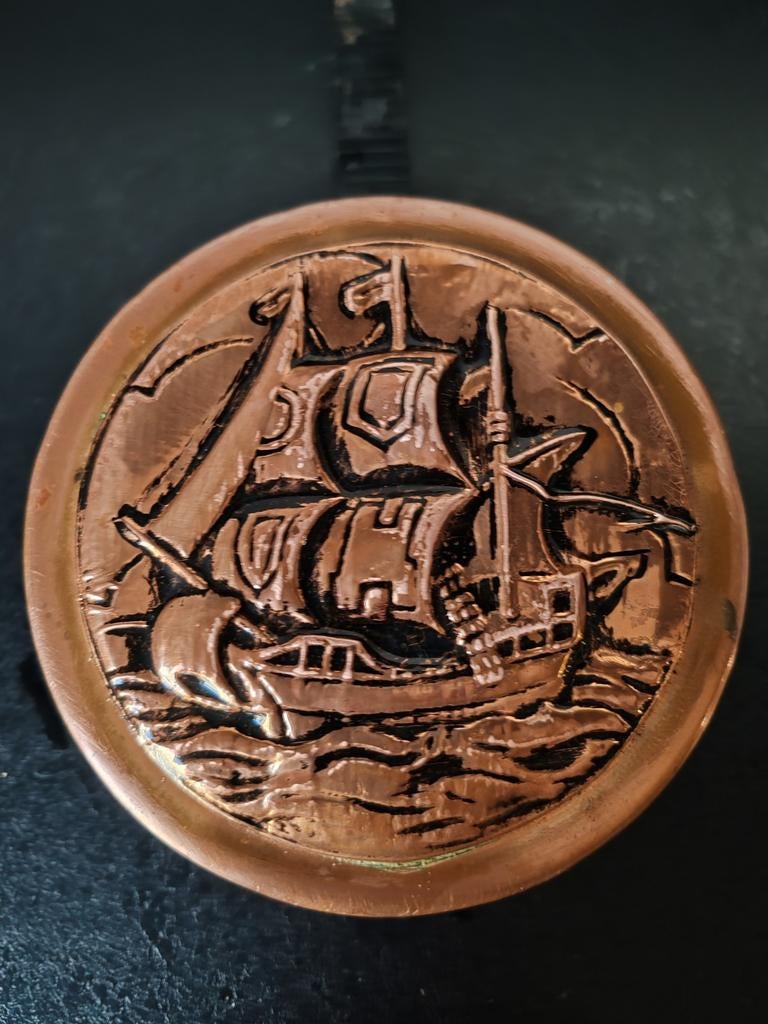 Casserole en cuivre, Antiquités & Art, Antiquités | Bronze & Cuivre, Enlèvement ou Envoi, Cuivre