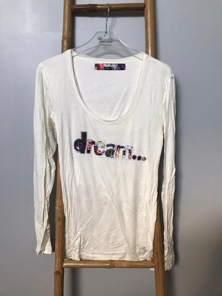 Blouse Desigual blanc / crème, taille S., Desigual, Porté, Taille 36 (S)