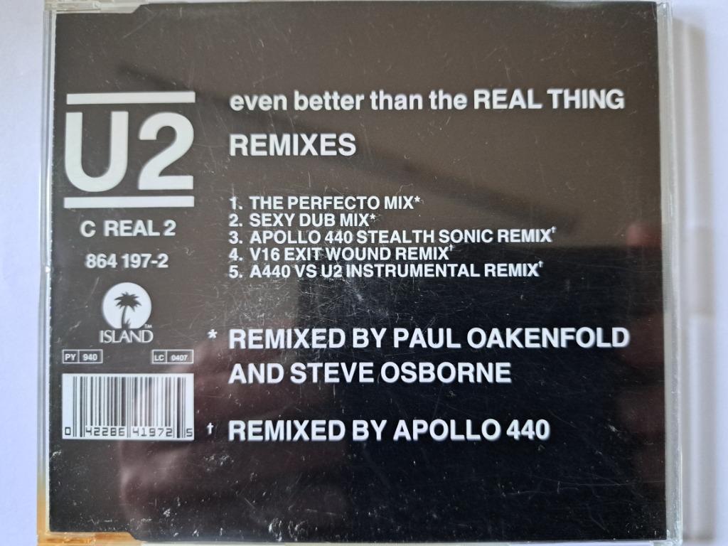 U2 - CD : even better than the REAL THING REMIXES, Cd's en Dvd's, Cd's | Rock, Gebruikt, Poprock, Ophalen of Verzenden