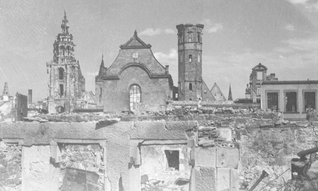 photo orig. - GI US Army - bâtiments détruits - Allemagne, Envoi, Armée de terre, Photo ou Poster