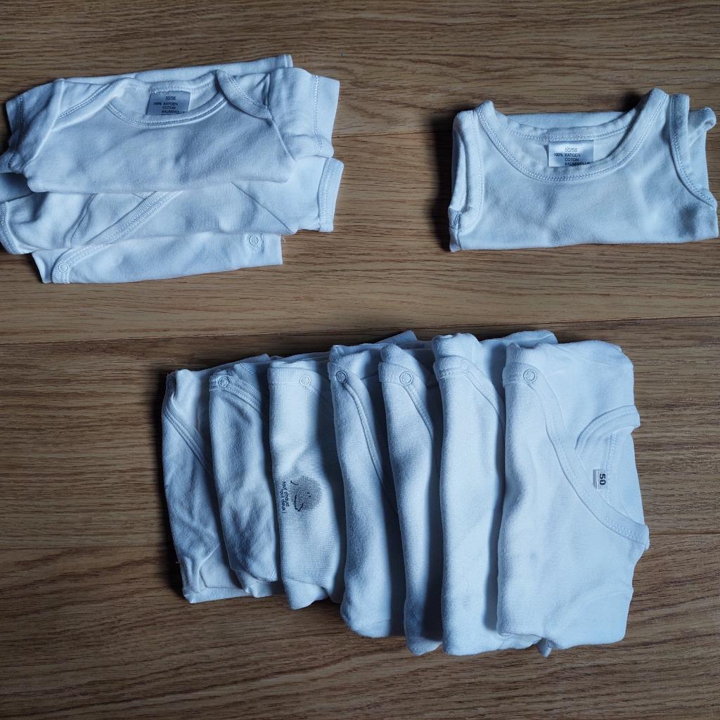 Rompertjes maat 50/56, Garçon ou Fille, Enlèvement ou Envoi, Petit Bateau, Vêtements de nuit ou Sous-vêtements