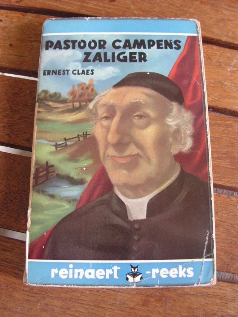 Vintage boek van Ernest Claes “Pastoor Campens zaliger”., Envoi, Utilisé