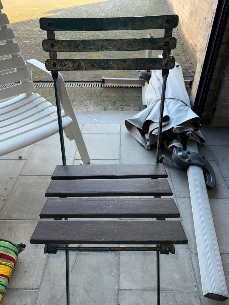 3 Gietijzeren stoelen te koop, Enlèvement, Utilisé