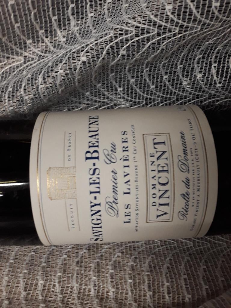 Wijn Savigny les Beaune 1 cru "les Lavières 1996, Frankrijk, Ophalen of Verzenden, Rode wijn, Vol