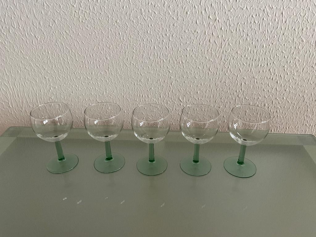 Moezel wijnglazen, Verzamelen, Glas en Drinkglazen, Ophalen of Verzenden, Zo goed als nieuw, Overige typen