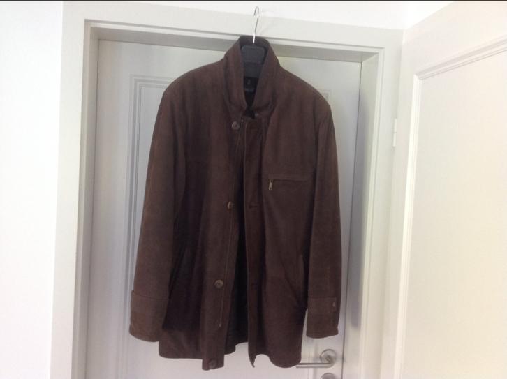 Lederen vest ( man )maat 48, Kleding | Heren, Ophalen, Zo goed als nieuw, Maat 48/50 (M), Bruin